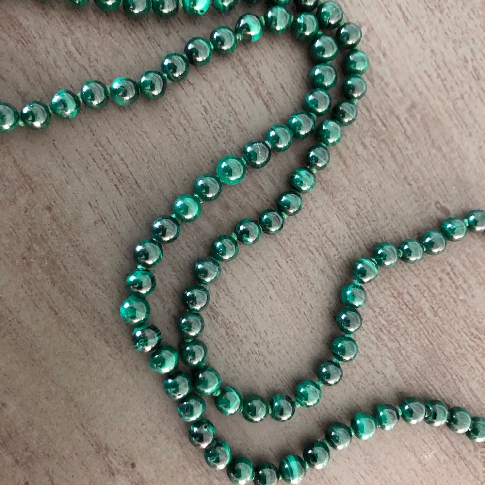 Malachite Beaded Necklace